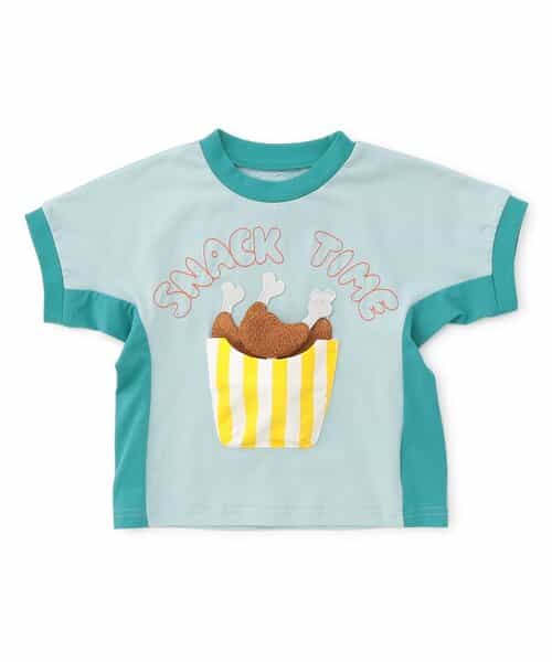 【知育】スナックタイム仕掛けTシャツ  接触冷感