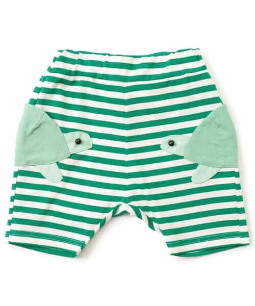 ★SALE★動物モチーフポケットサルエルパンツ  5分丈