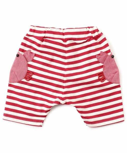 ★SALE★動物モチーフポケットサルエルパンツ  5分丈