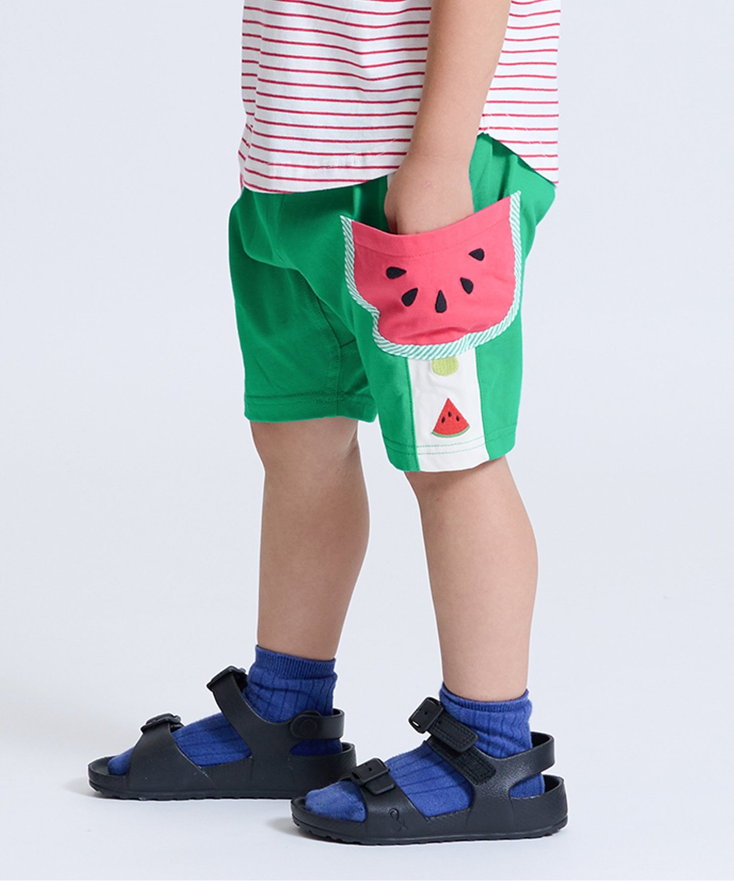 遊園地刺繍パンツ 5分丈（B223016）|BIT'Z（ビッツ） 男の子（男の子