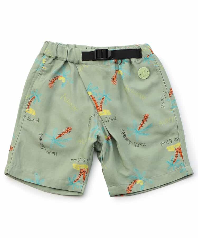 ★SALE★夏っぽい総柄パンツ  5分丈