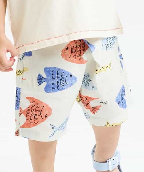 ★SALE★夏っぽい総柄パンツ  5分丈