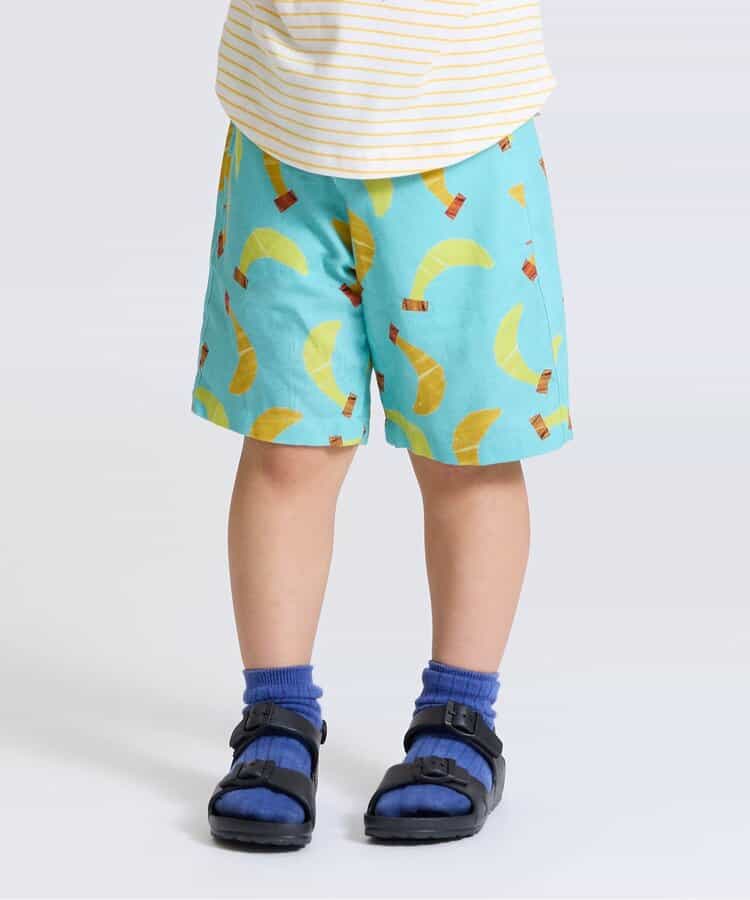 フルーツ総柄パンツ  5分丈