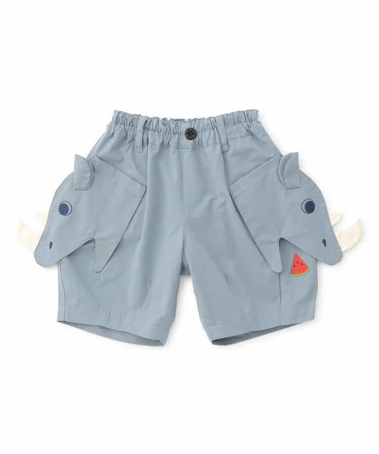 動物ポケット遊べるパンツ  5分丈