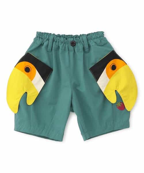 動物ポケット遊べるパンツ  5分丈