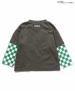 TOMICA働く車レイヤード風Tシャツ_879816