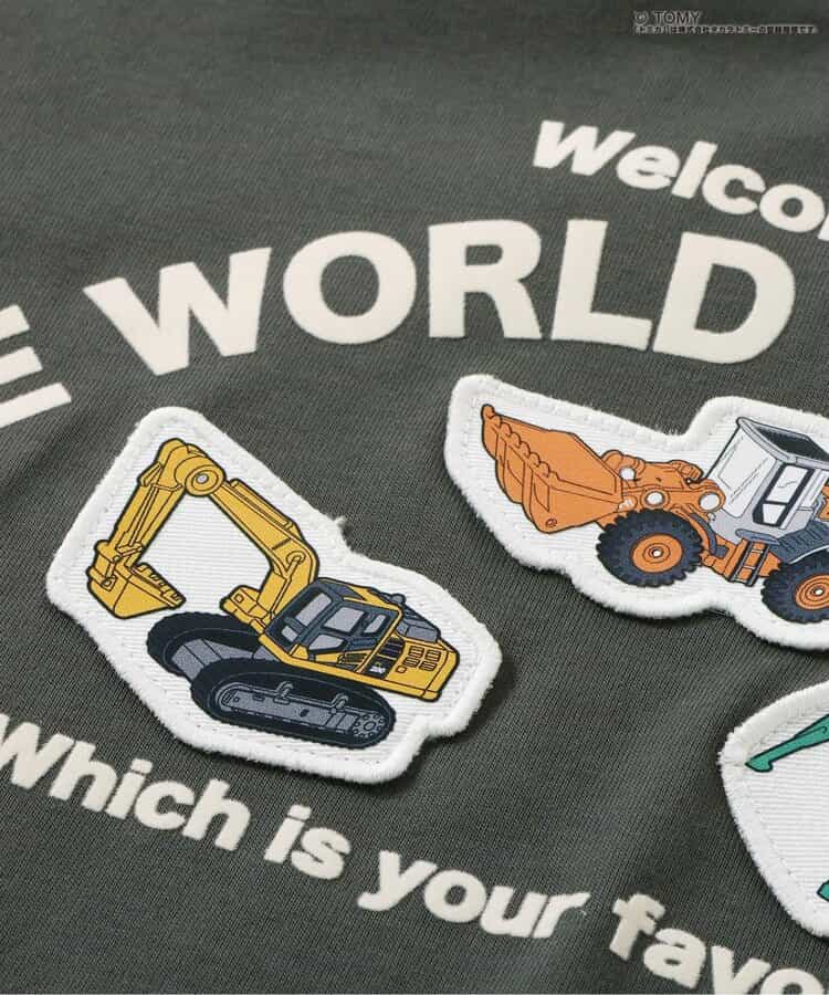 TOMICA働く車レイヤード風Tシャツ_879817