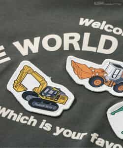 TOMICA働く車レイヤード風Tシャツ_879817