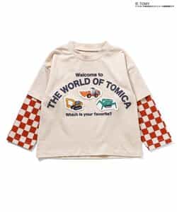 TOMICA働く車レイヤード風Tシャツ_879815