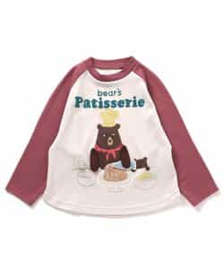 【知育】動物シェフ&パティシエ長袖Tシャツ