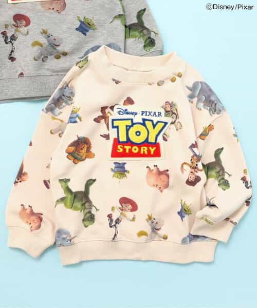 【ディズニーキャラクター/トイ・ストーリー】総柄トレーナー