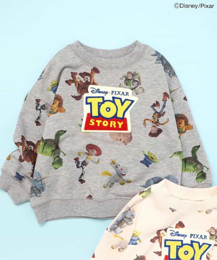 【ディズニーキャラクター/トイ・ストーリー】総柄トレーナー