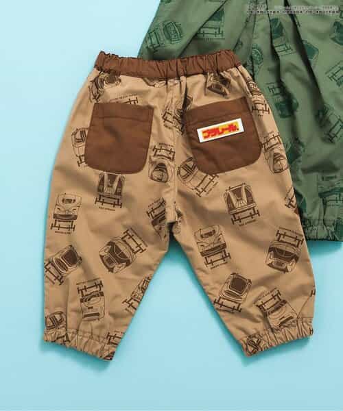 【プラレール】総柄ジョガーパンツ