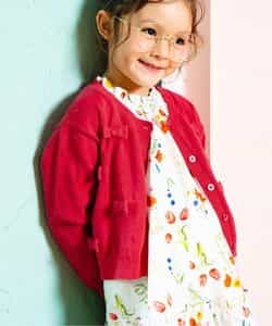 リボンニットカーディガン