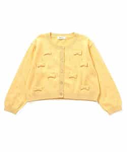 リボンニットカーディガン