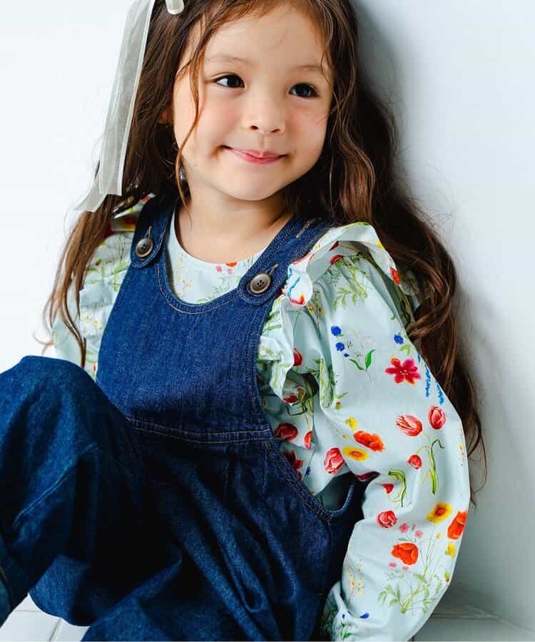 ガーデンフラワーフリルブラウス