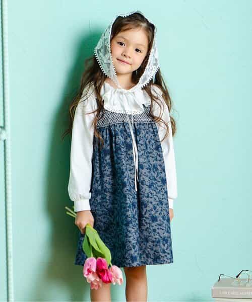 プチフルールスモッキングジャンスカ