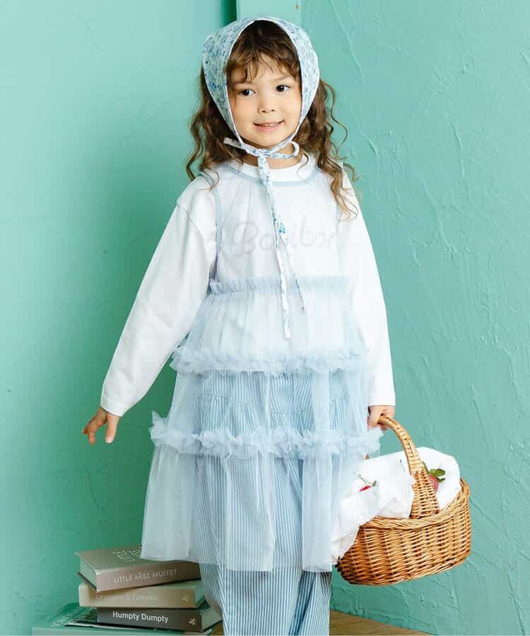 ティアードチュールミミドレス