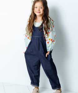 ココデニムサロペット  10分丈