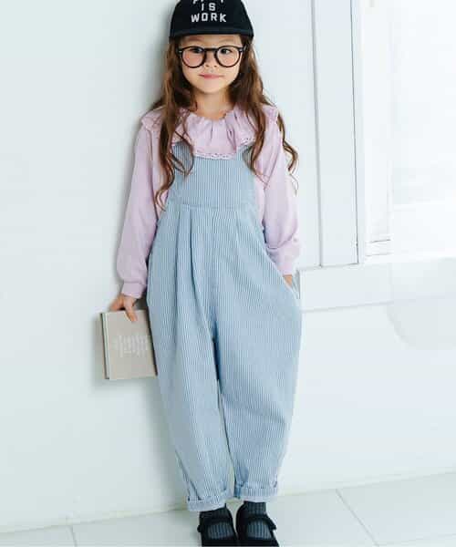 ココデニムサロペット  10分丈