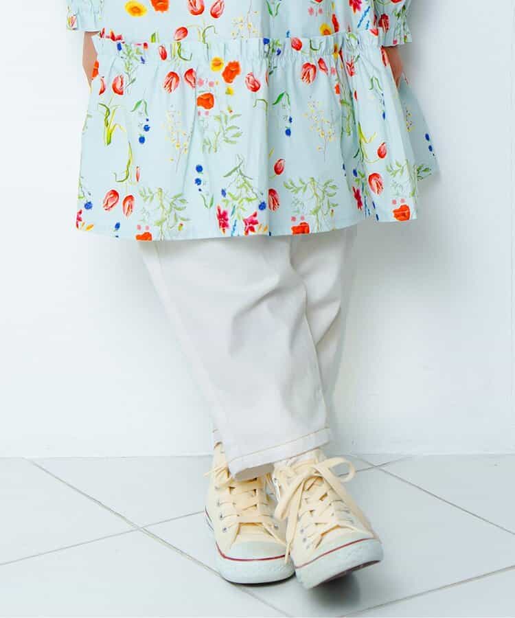 リボンモチーフココデニムパンツ  10分丈