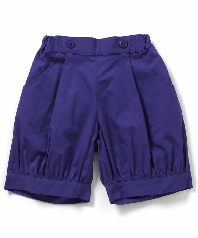 タック入りバルーンショートパンツ  5分丈