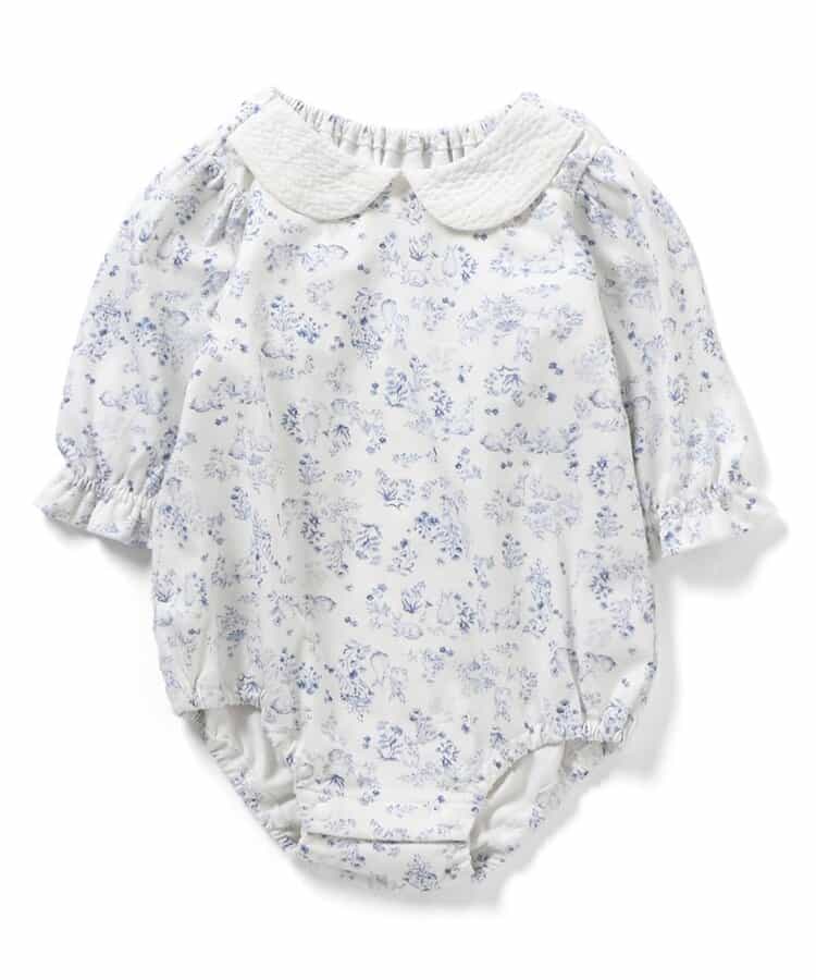 ナインチェ・プチフルール総柄ボディスーツ