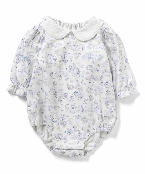 ナインチェ・プチフルール総柄ボディスーツ