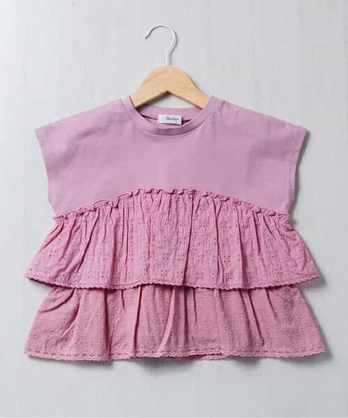 ドッキングラッフルフレンチスリーブ