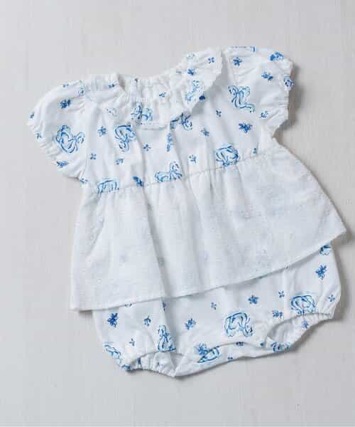 【リンク】スワン・ローズガーデン総柄プリントロンパス