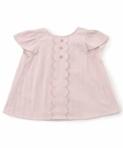 スカラップブラウス