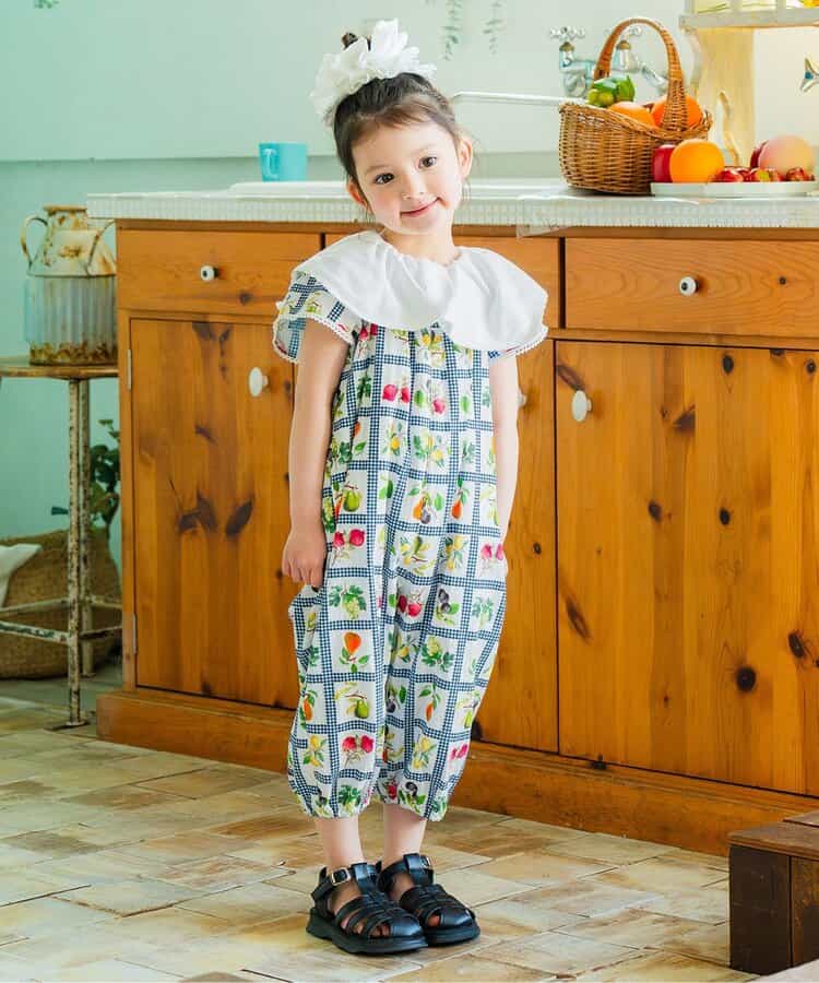 【リンク】フルーツ・ラベンダーオールインワン  9分丈