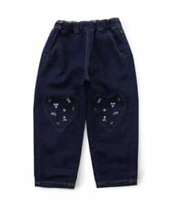 ハートパッチバレルパンツ  10分丈_912239