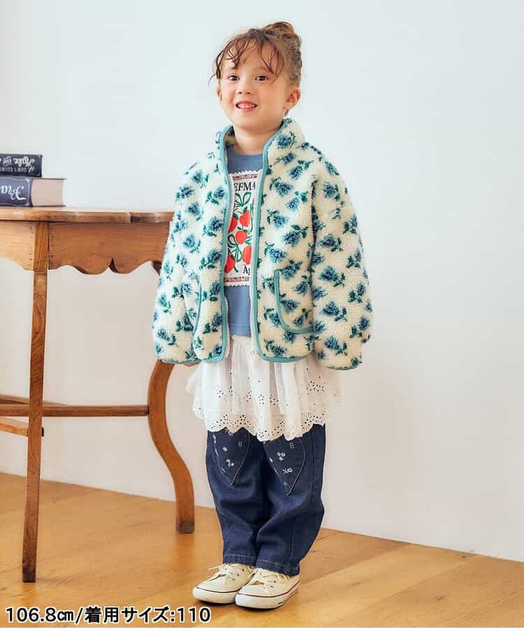 ハートパッチバレルパンツ  10分丈_912249