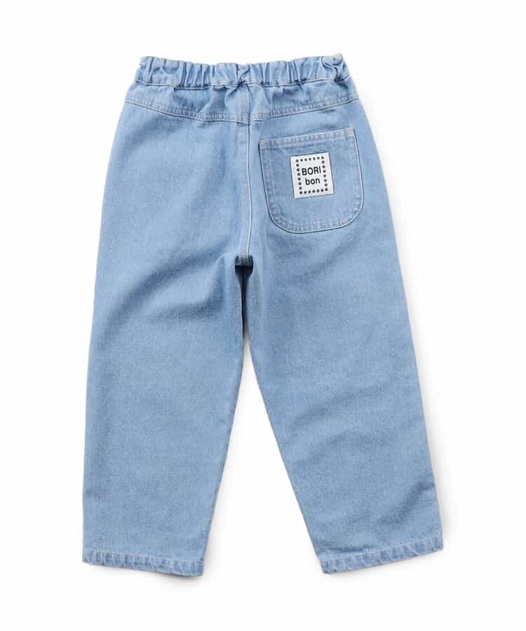 ハートパッチバレルパンツ  10分丈_912252