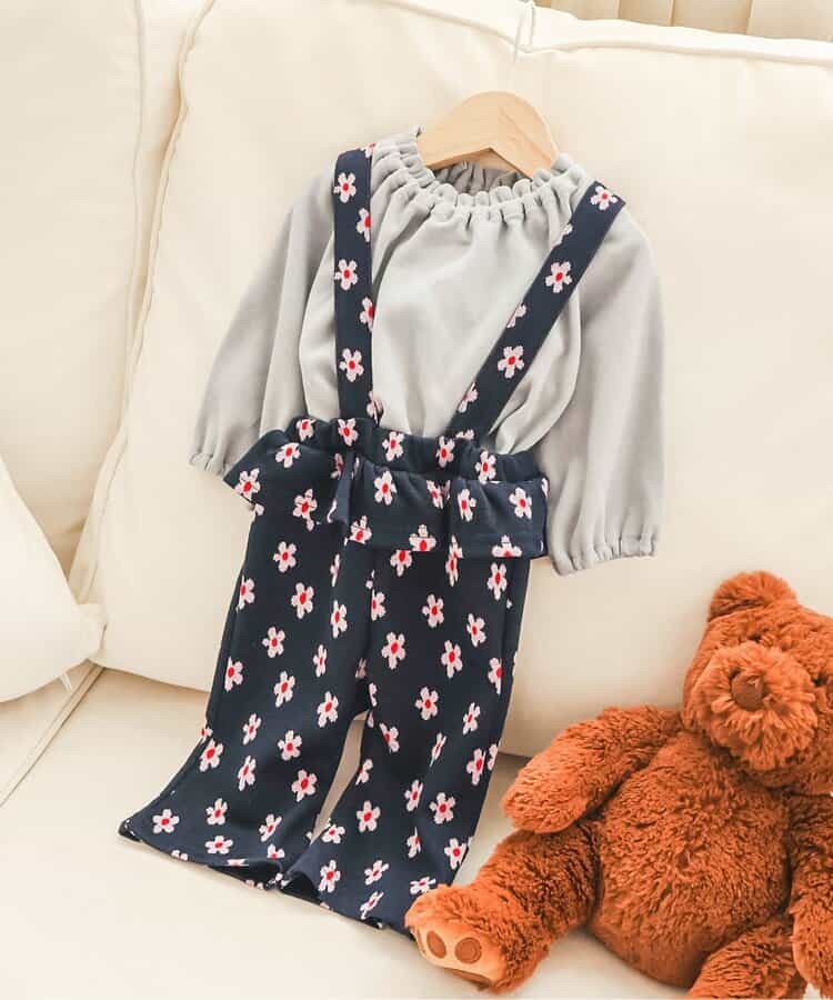 【リンク】トップス＆カットジャカードパンツセット