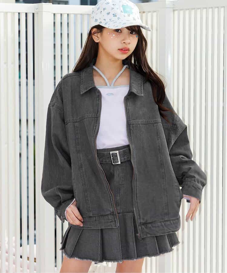 ジップデニムジャケット