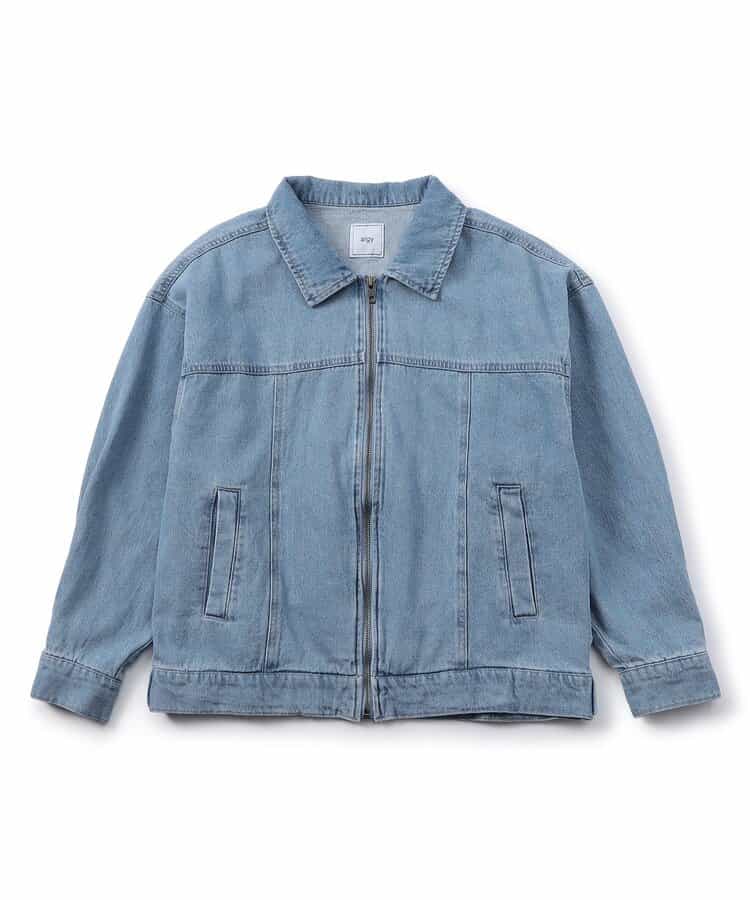 ジップデニムジャケット