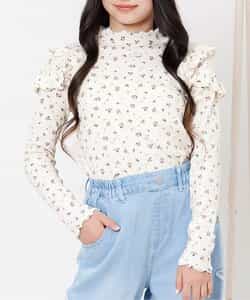 ☆延長決定！6/25(木)お昼12:59まで3点10％OFF☆★SALE★フリルリブロンT