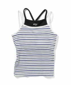 パッド付きレイヤード風キャミ