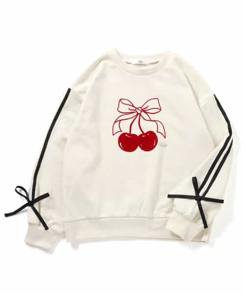 ラインりぼんチェリートレーナー