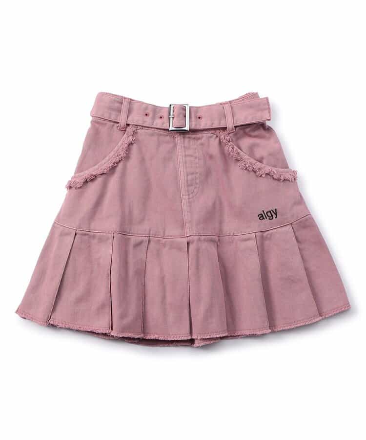 デニムプリーツスカパン