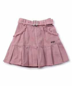 デニムプリーツスカパン