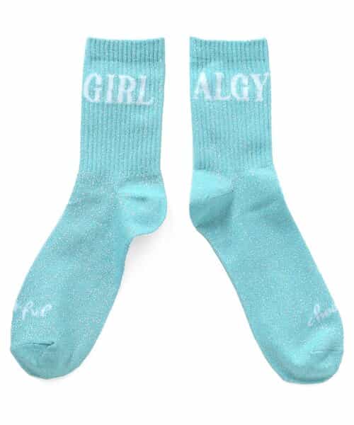 ビッグロゴラメクルーソックス