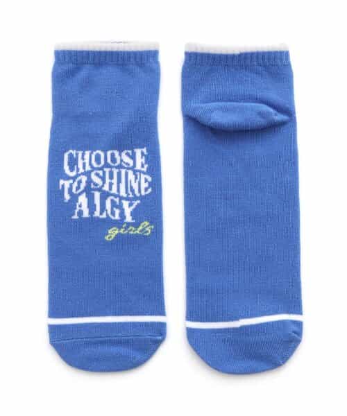 うねうねロゴショートソックス