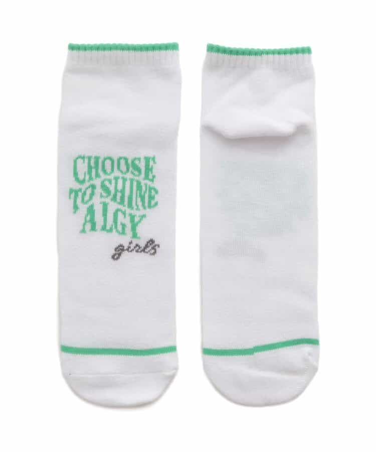 うねうねロゴショートソックス