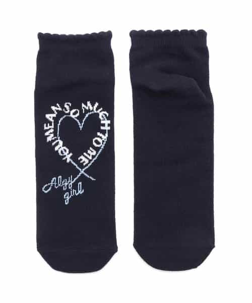 ハートロゴショートソックス