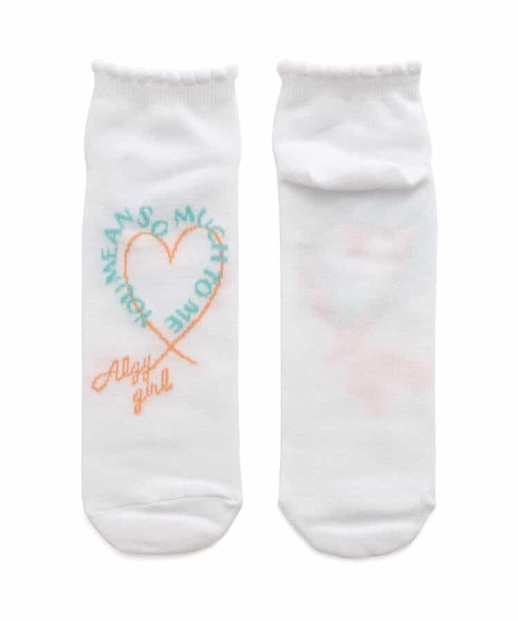 ハートロゴショートソックス