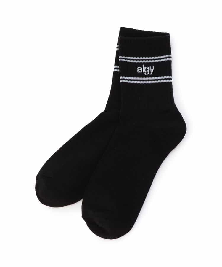 ダブルラインクルーソックス