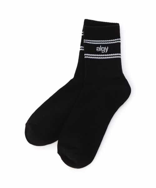 ダブルラインクルーソックス